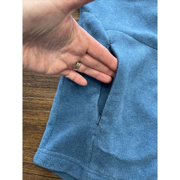 Ascend Women’s 1/2 Button Up Pullover Contrast Fleece Size Large - Picture 5 of 10